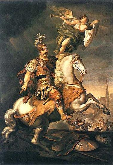 Jerzy Siemiginowski-Eleuter John III Sobieski at the Battle of Vienna. china oil painting image
